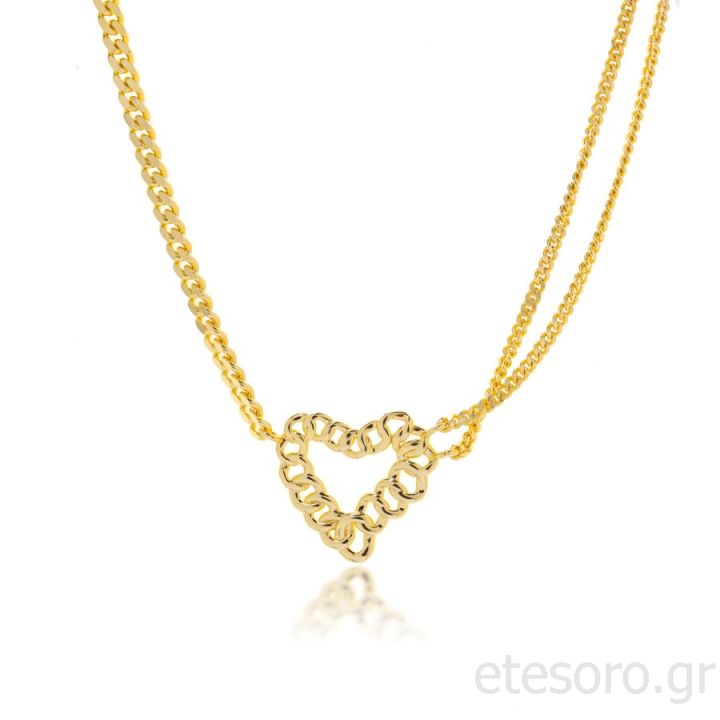 Ασημένιο Επίχρυσο Κολιέ JOOLS