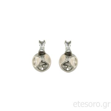 Ασημένια σκουλαρίκια