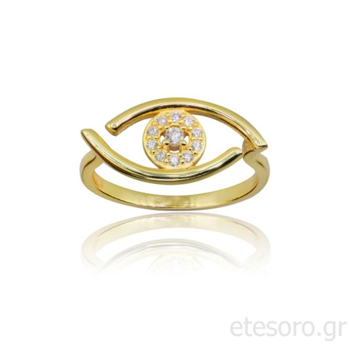 Silver Goldplated Ring Mati