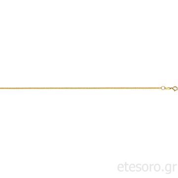 Χρυσή αλυσίδα τετράγωνη