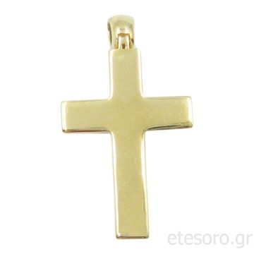 14Κ Χρυσός Ανδρικός Βαπτιστικός Σταυρός