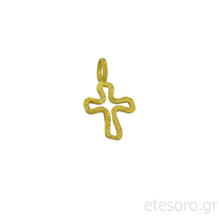Tiny 14K Gold Cross pendant