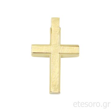 14Κ Χρυσός Βαπτιστικός Σταυρός