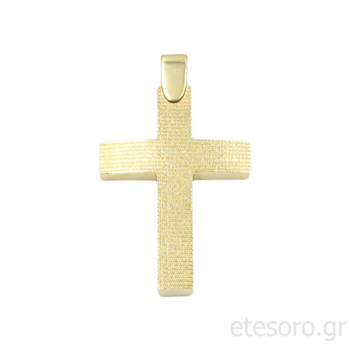 14Κ Χρυσός Βαπτιστικός Σταυρός