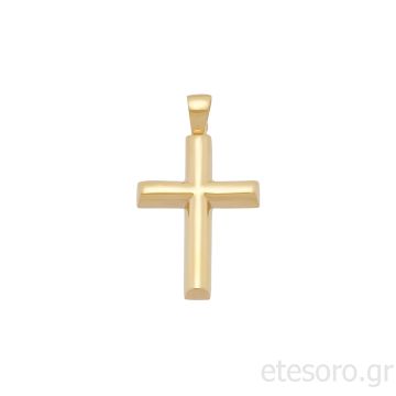 14Κ Χρυσός Ανδρικός Βαπτιστικός Σταυρός