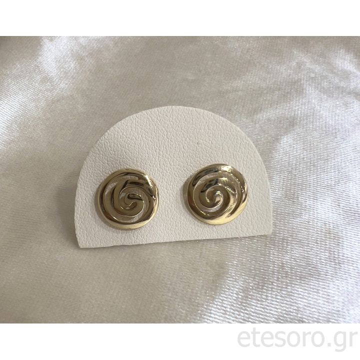 Χρυσά Σκουλαρίκια Σπείρα