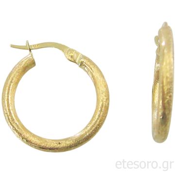 14Κ Χρυσοί Κρίκοι Ματ