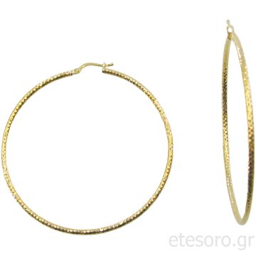 14Κ Χρυσοί Κρίκοι Ματ