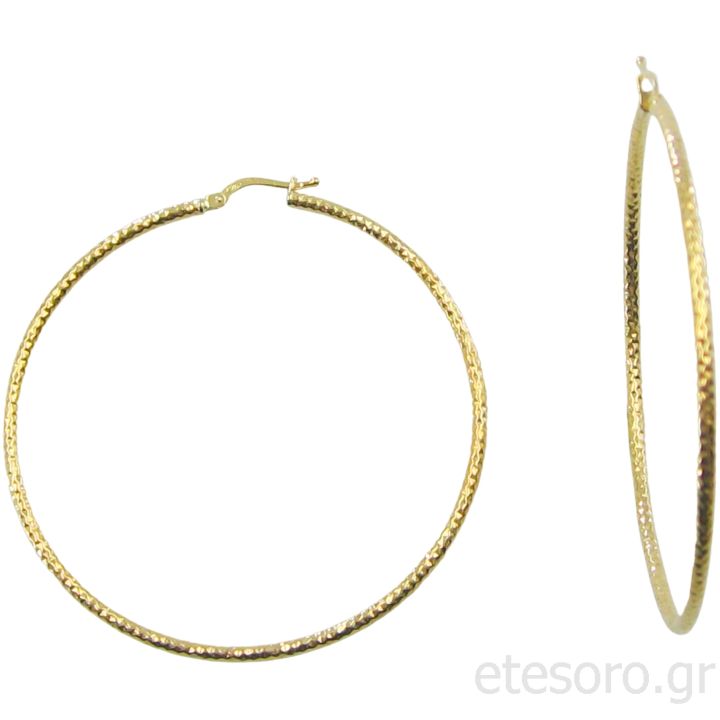 14Κ Χρυσοί Κρίκοι Ματ