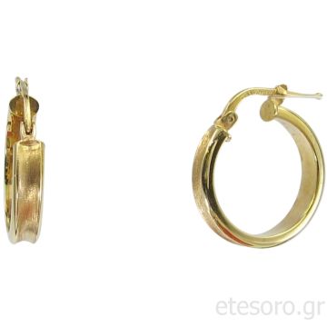 14Κ Χρυσοί Κρίκοι Ματ