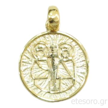 Χρυσό 14K Κωνσταντινάτο IC XC NIKA