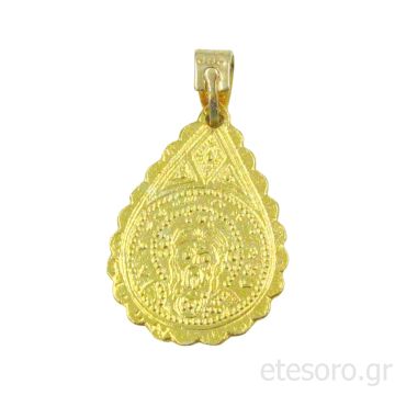 14Κ Χρυσό Κωνσταντινάτο Διπλής όψεως