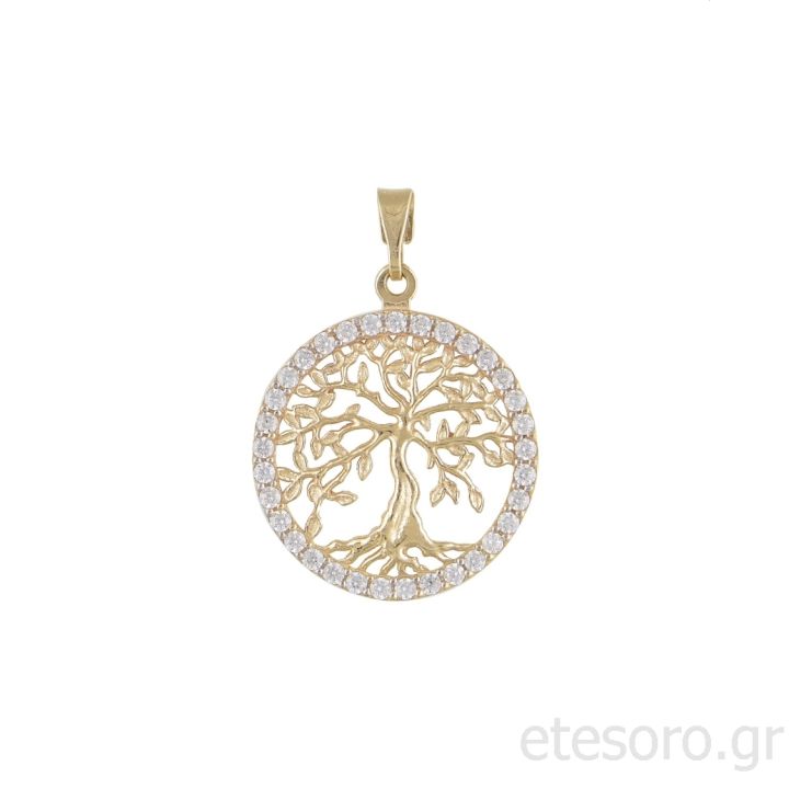 14Κ Gold pendant Tree Of Life