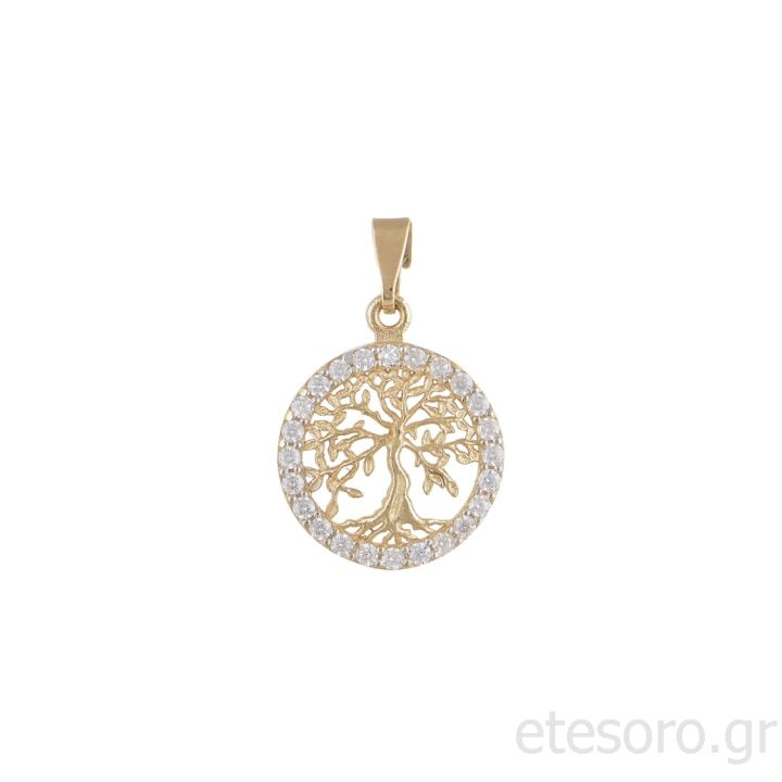 14Κ Gold pendant Tree Of Life