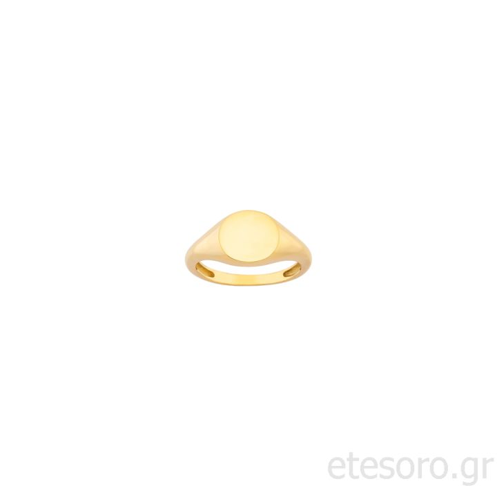 Χρυσό δαχτυλίδι chevalier
