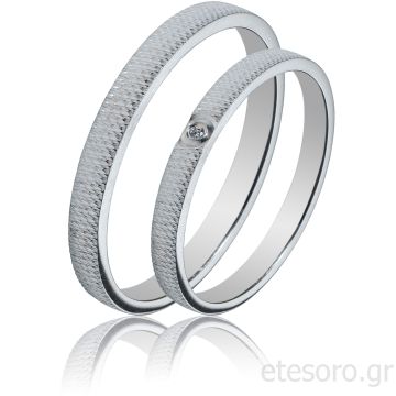 Βέρες από λευκό χρυσό 