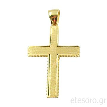 14Κ Χρυσός Βαπτιστικός Σταυρός